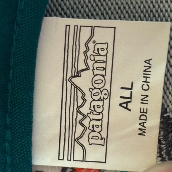 Patagonia Black & Teal Trucker Hat - Picture 3 of 4